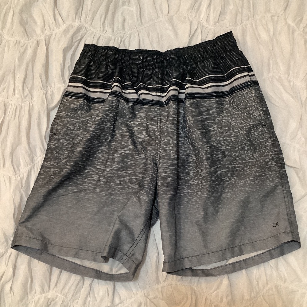 Grey Ombré Swim Shorts
